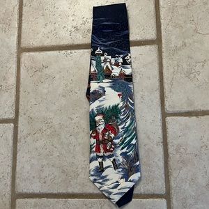 Vintage 1980s Towncraft Christmas Tie